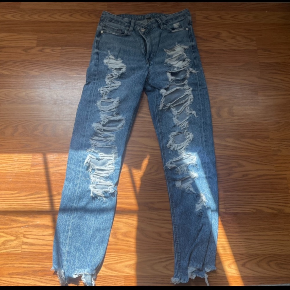 High Waisted Curvy Mom Jeans